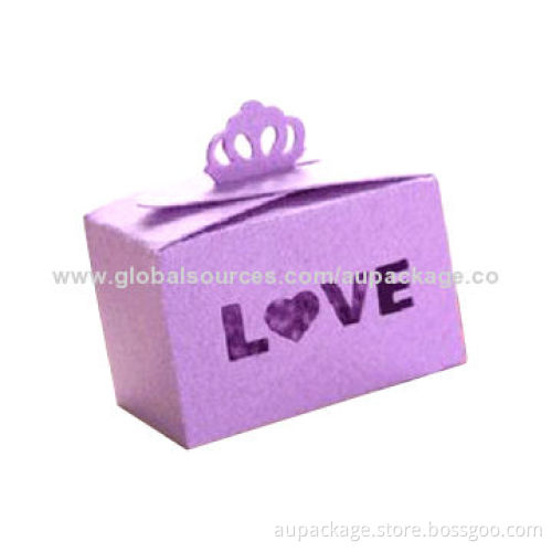 Paper Box in Fashionable Shape, with Customized Printing and window